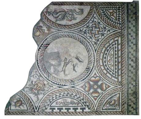 Image of Hunting Dogs Mosaic