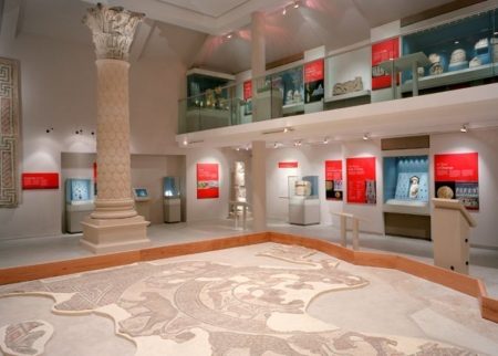 Main Roman Gallery with Orpheus Mosaic
