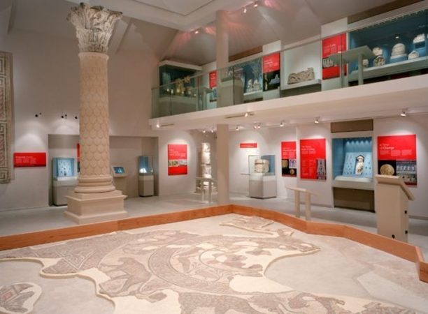 Main Roman Gallery with Orpheus Mosaic